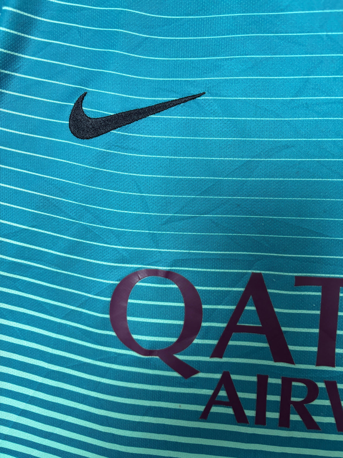 Authentic #10 Messi Barcelona 2016-17 Third Football