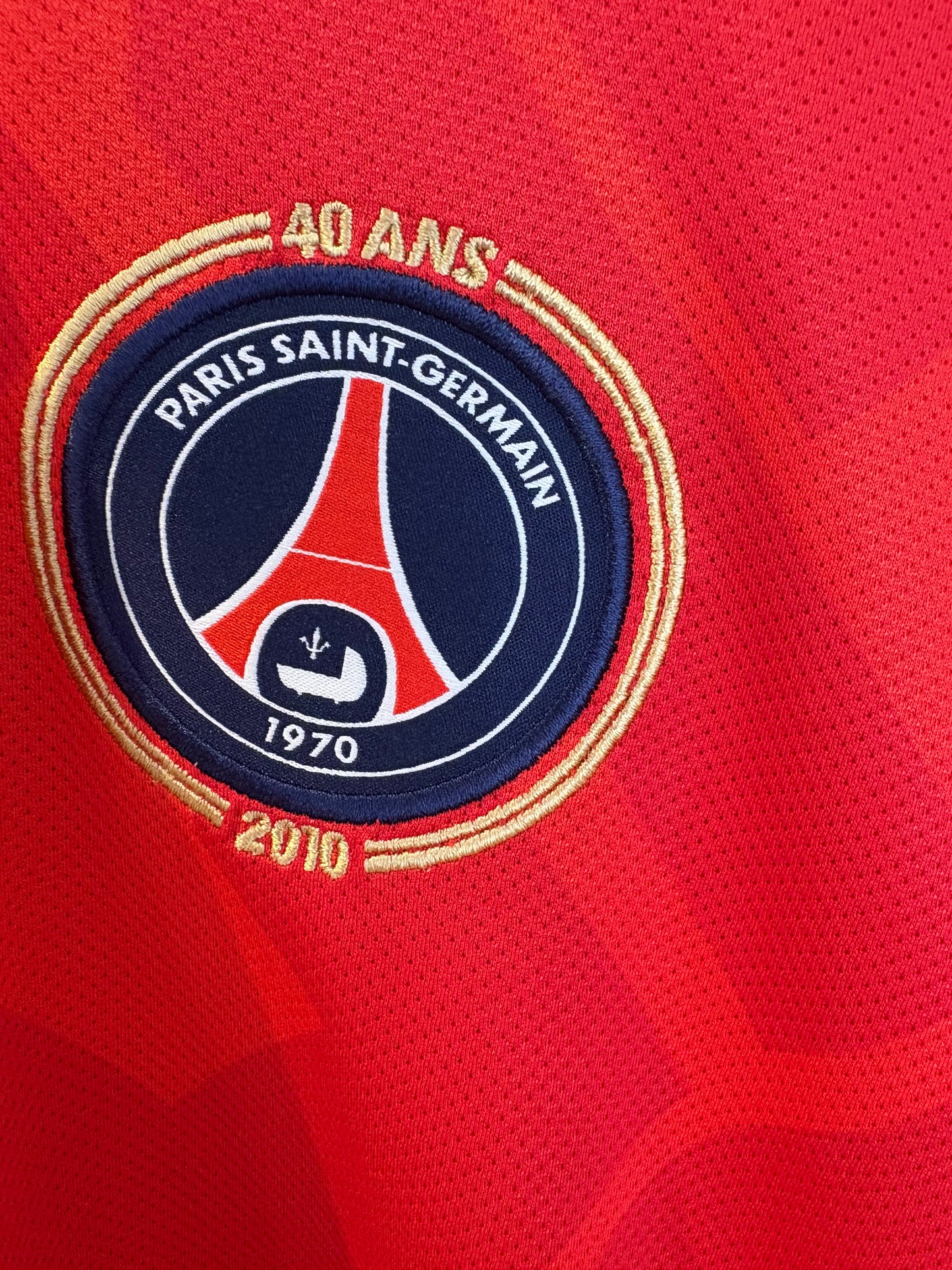 Authentic #4 Makelele PSG 1970-2010 40TH Anniversary Third Soccer Jersey
