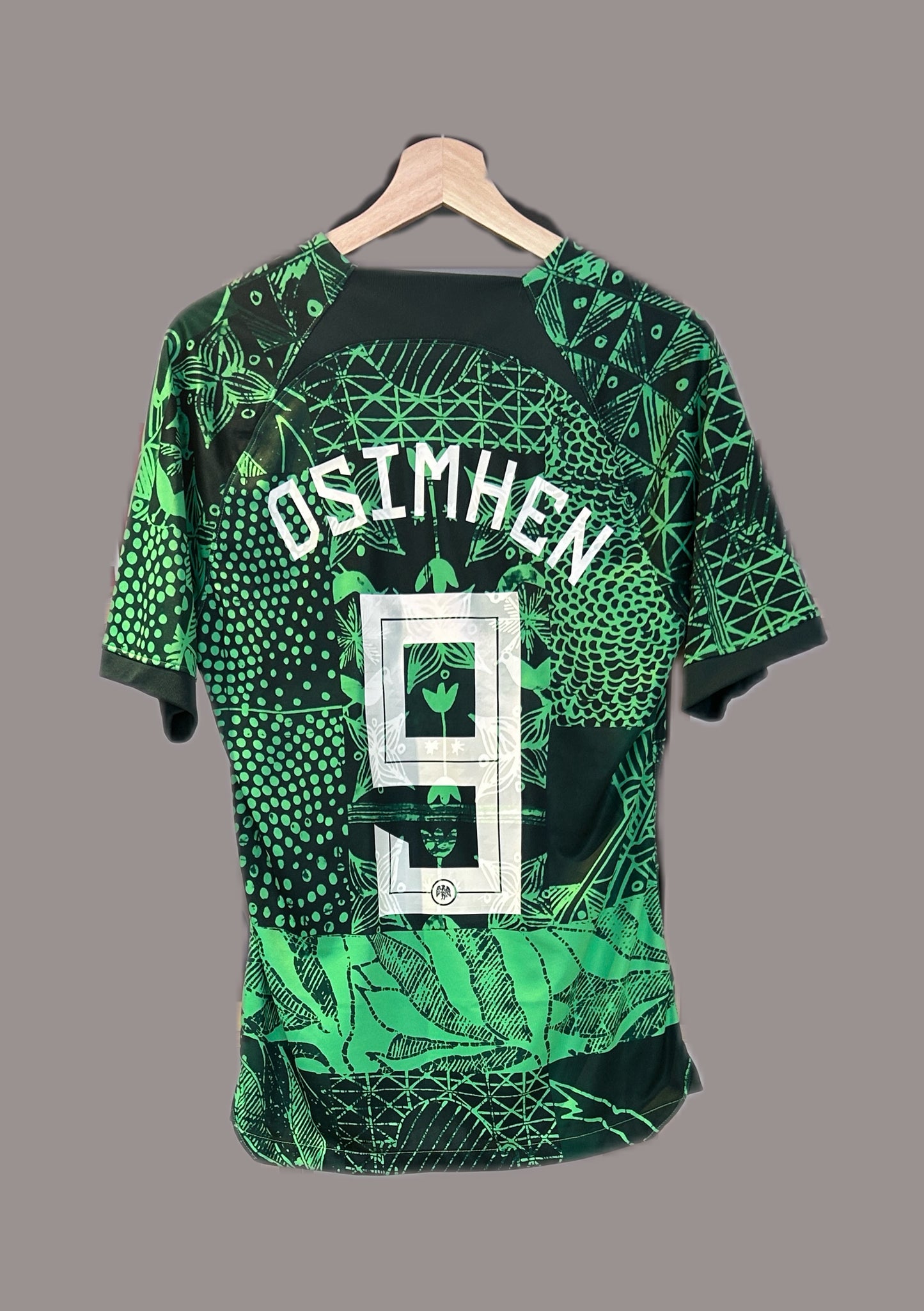 Vintage Osimhen #9 Nigeria National Team 2022/23 Home Football Jersey