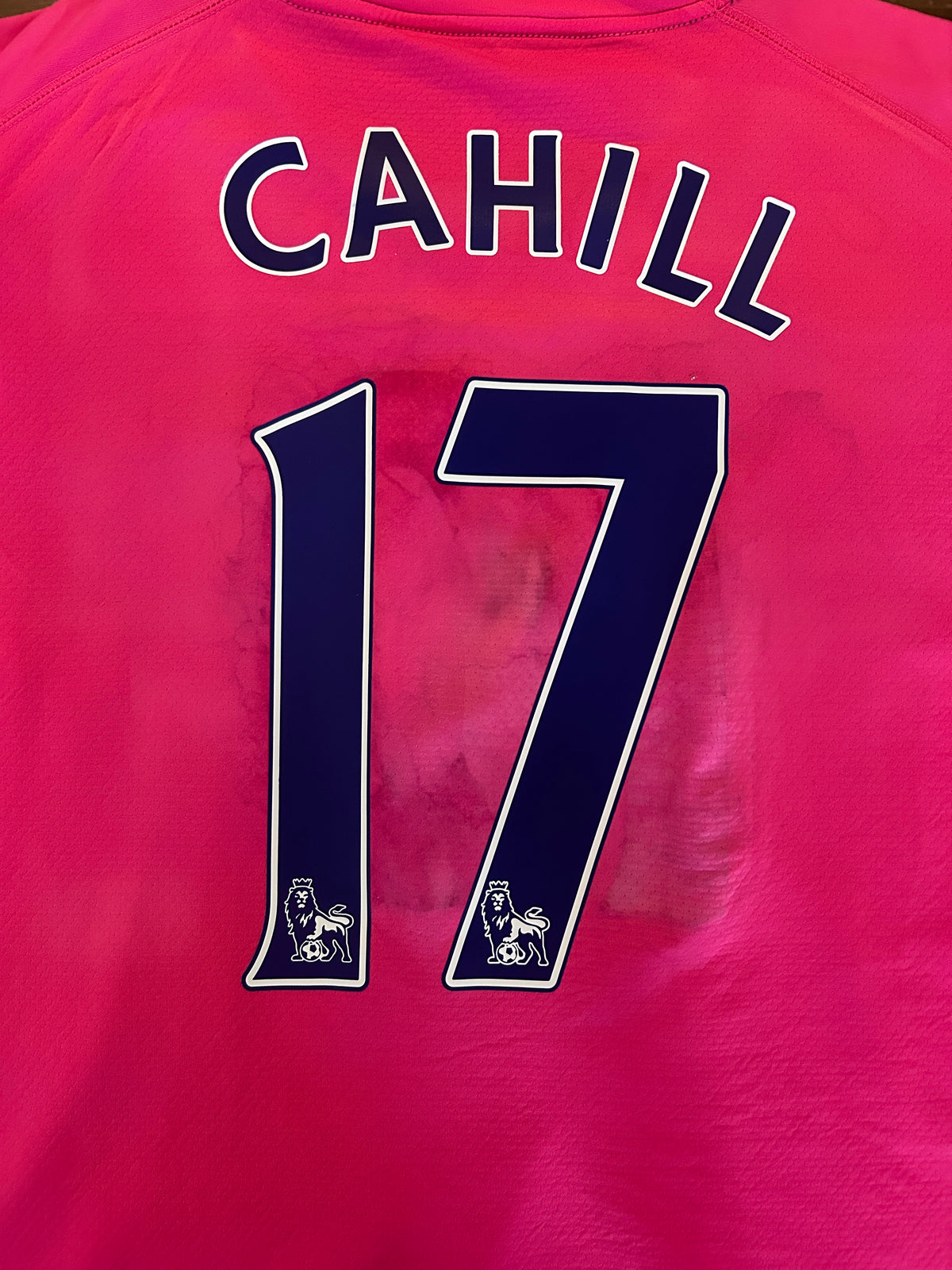 Authentic Cahill #17 Everton 2010-11 Away Football