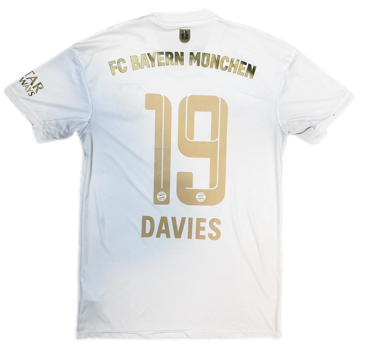 Authentic Davies #19 Bayern Munich 2022-23 Away Football