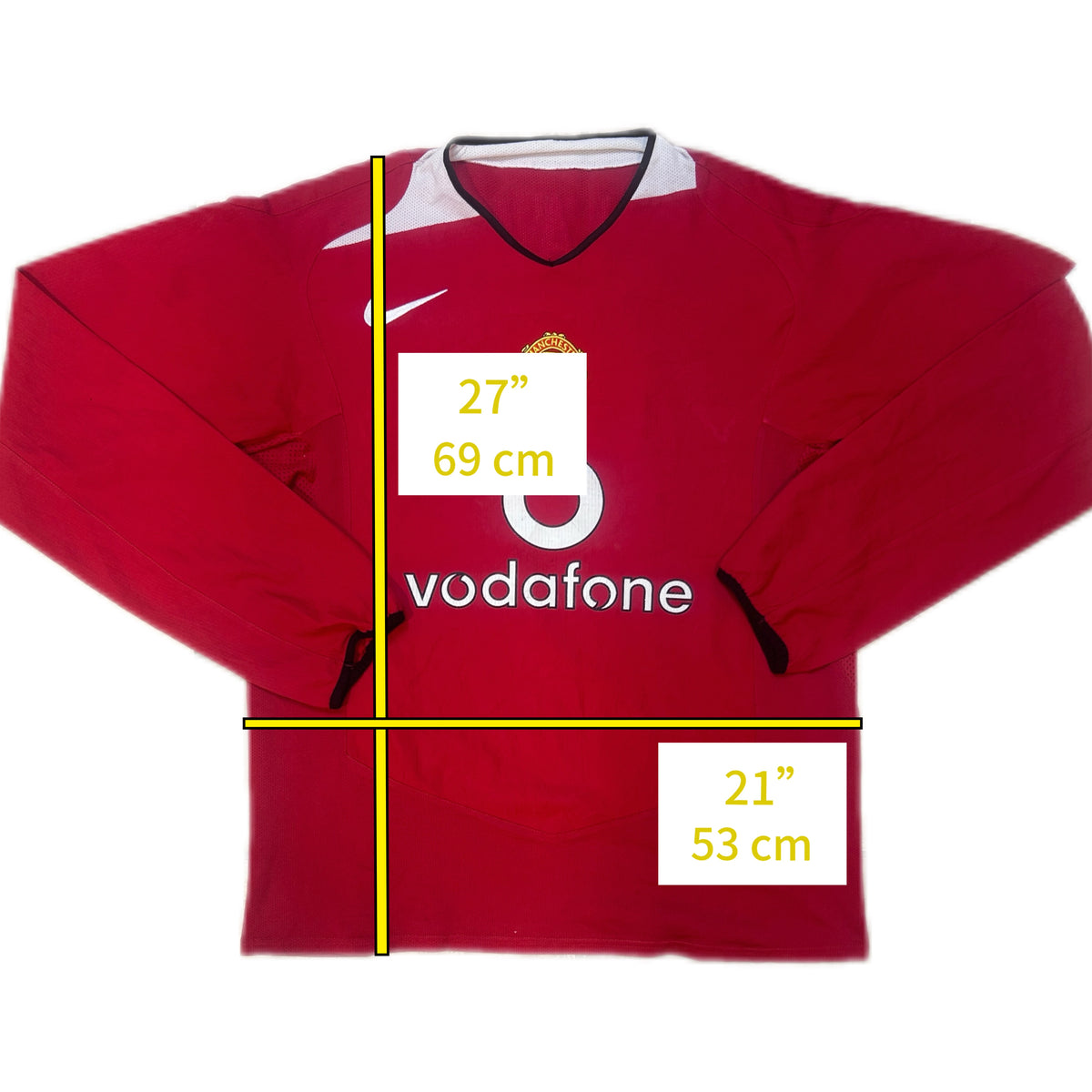 Authentic Ronaldo #7 Manchester United 2004-06 Home Football