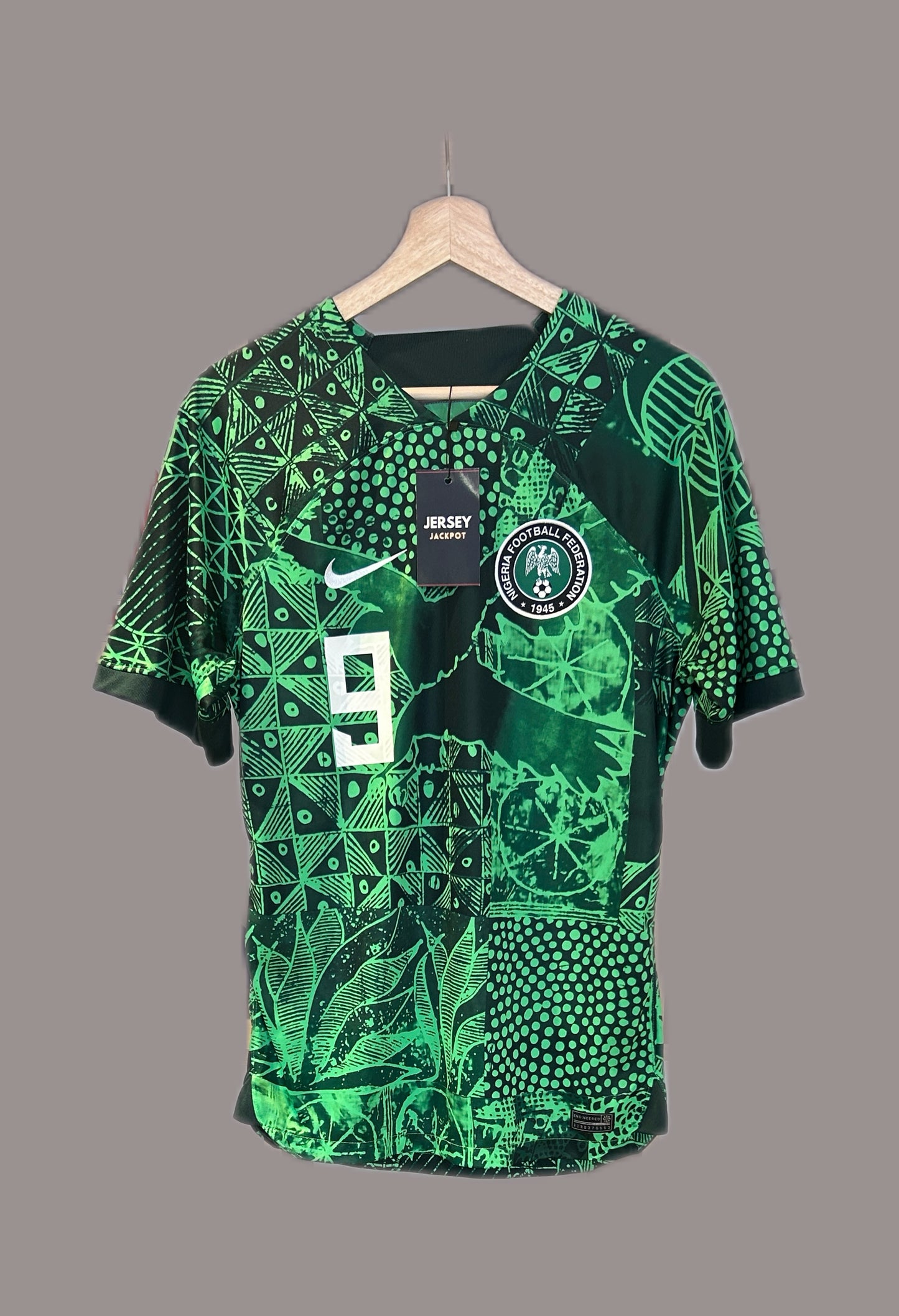 Vintage Osimhen #9 Nigeria National Team 2022/23 Home Football Jersey