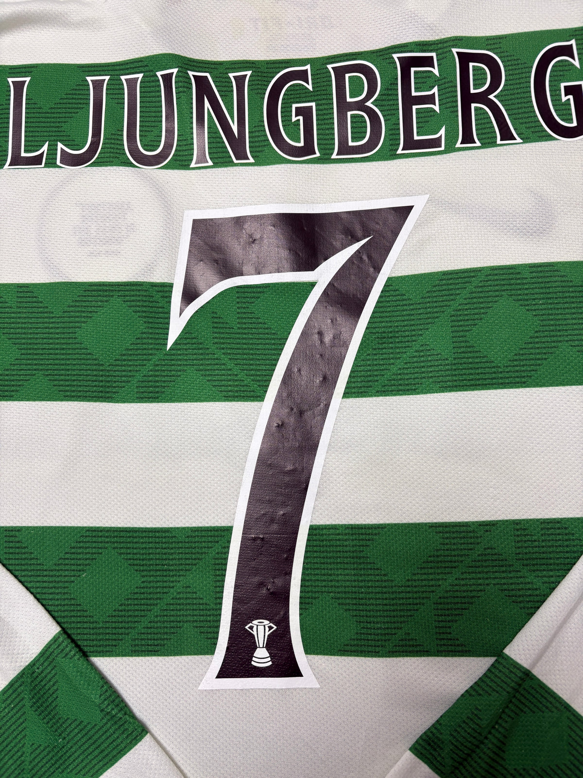 Authentic #7 Ljungberg Celtic FC 2011/12 Home Football