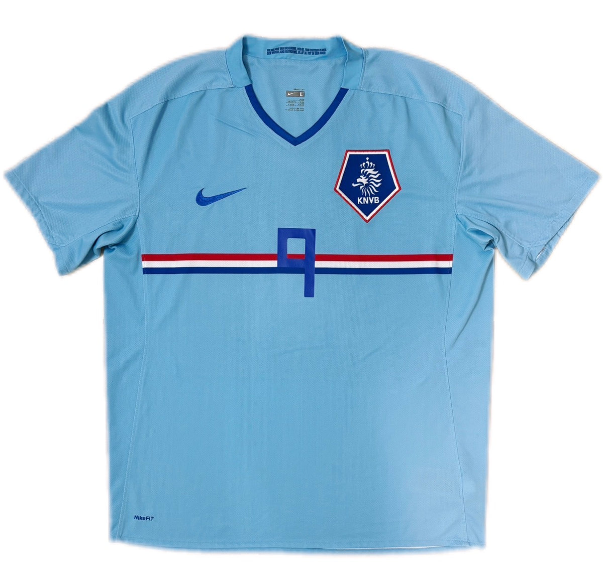 Authentic v.Nistelrooy #9 Netherlands 2008-10 Away Football