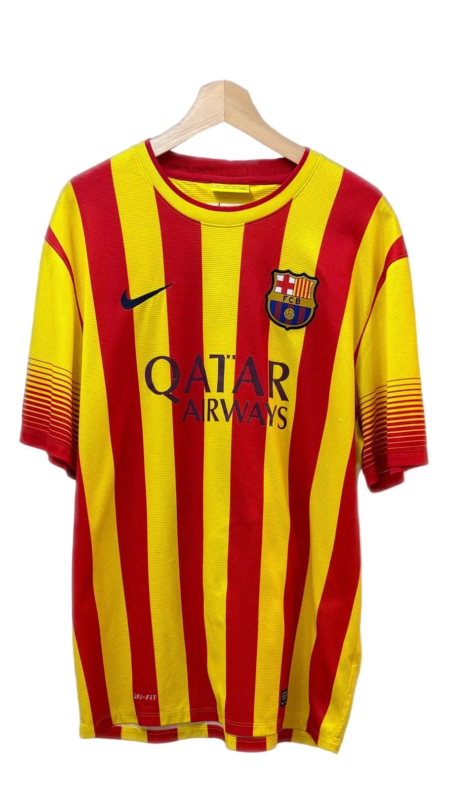 Authentic Messi #10 Barcelona 2013-14 Away Football