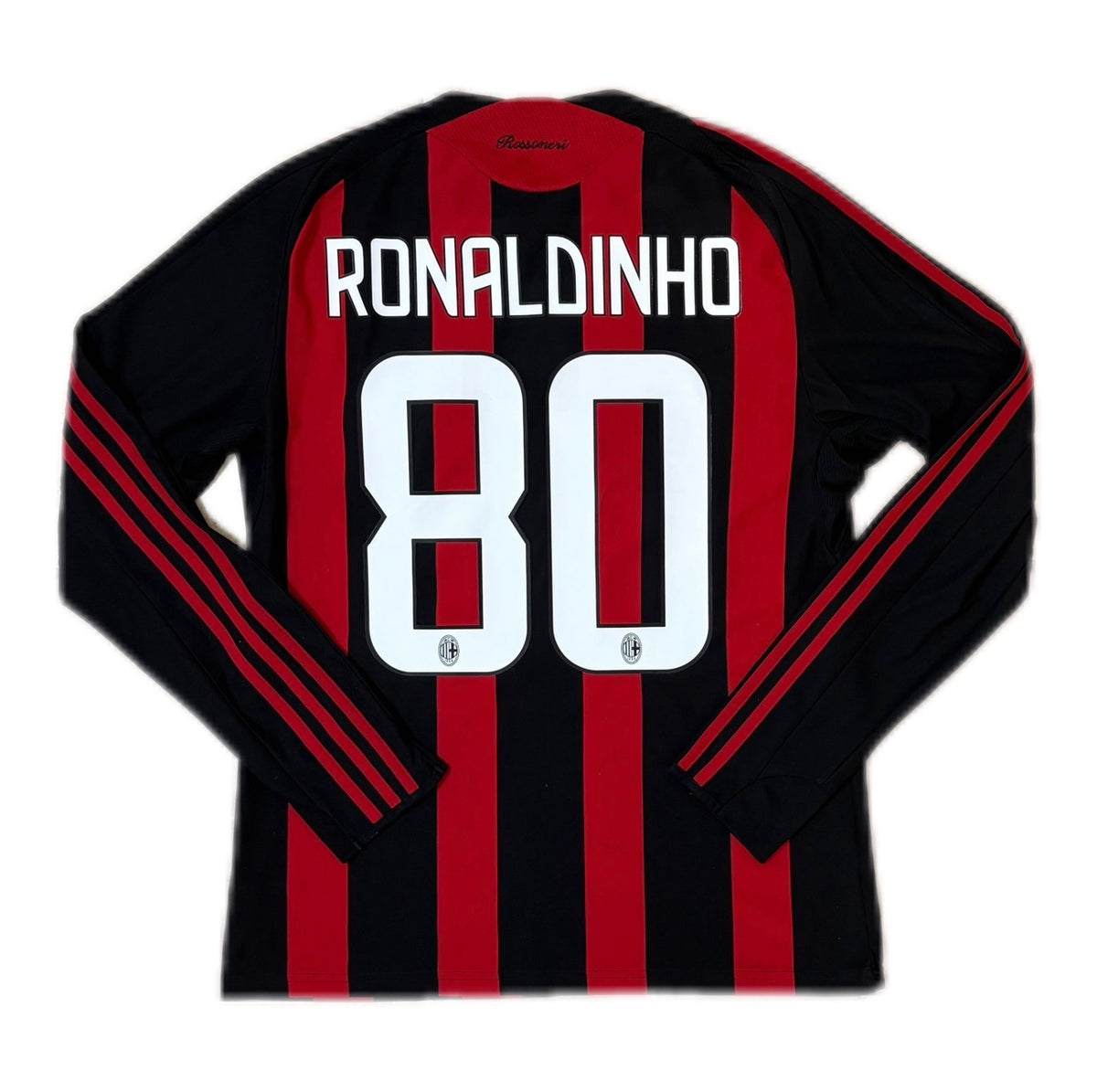 Authentic Ronaldinho #80 AC Milan 2008-09 Home Football