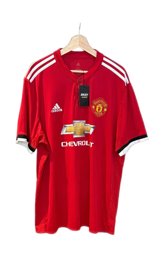 Authentic Lukaku #9 Manchester United 2017/18 Home Football