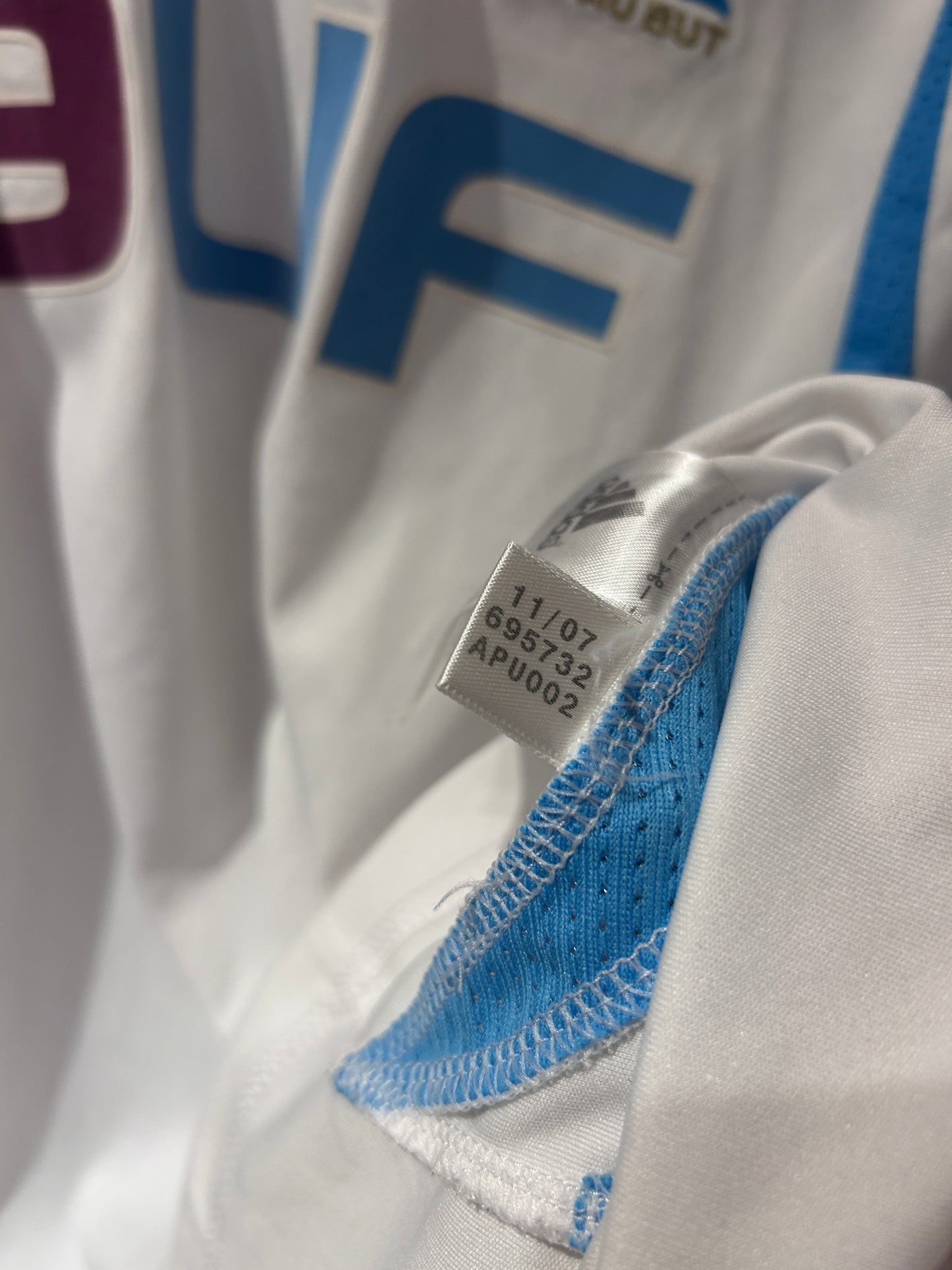 Authentic Ribery #7 Marseille 2007-08 Home