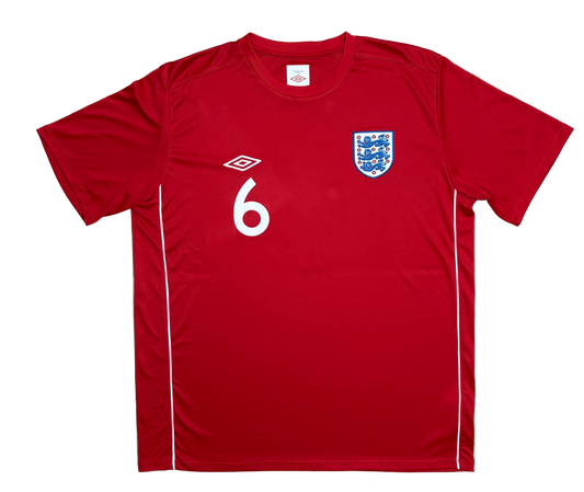 Authentic Terry #6 England 2010-11 Away Football