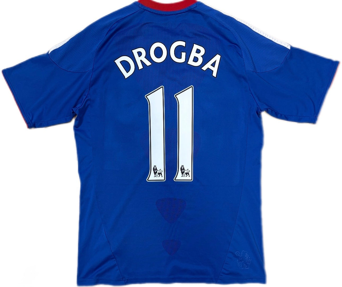 Authentic Drogba #11 Chelsea 2010-11 Home football