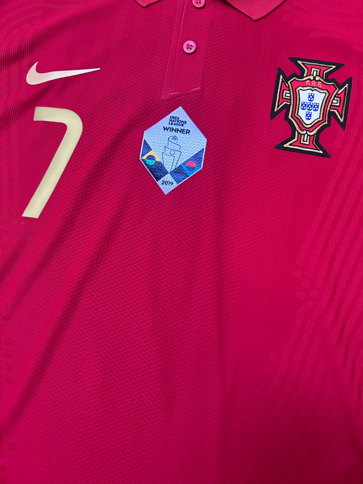 Authentic Ronaldo #7 Portugal 2020-21 Away Football