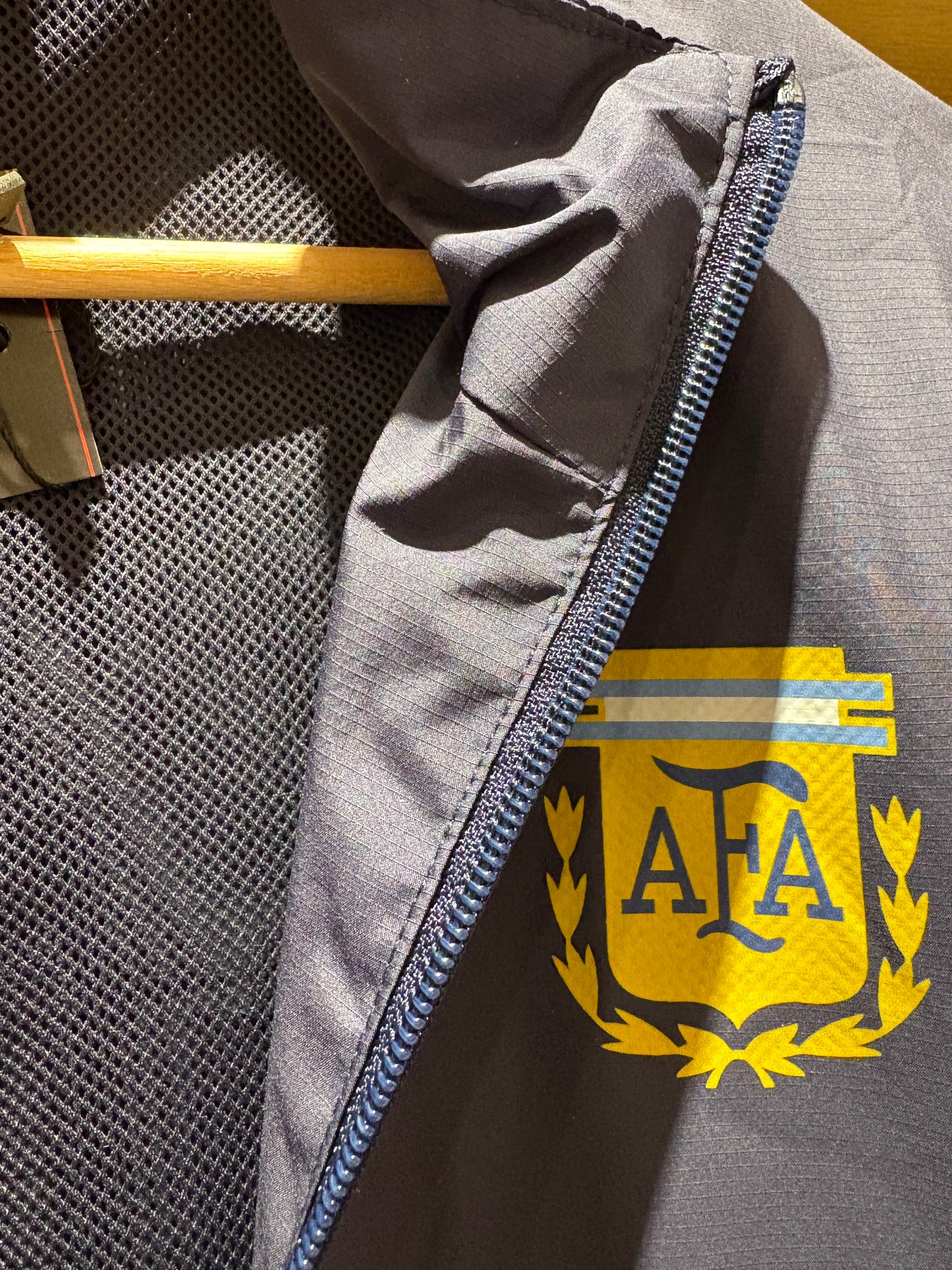 Argentina 2024 Windbreaker Jacket in the blue colorway.
