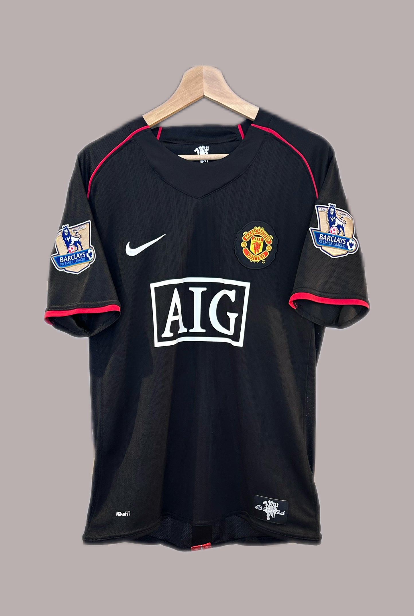 Vintage Ronaldo #7 Manchester United Away Football T-Shirt