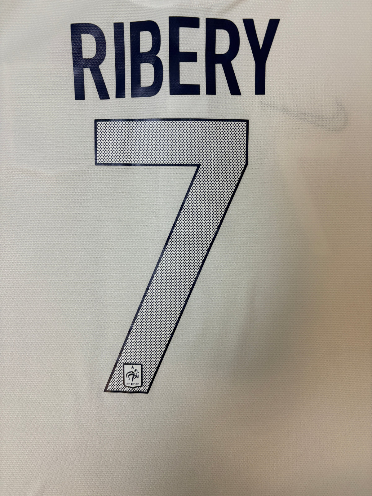 Authentic #7 Ribery France 2012-13 Away Football