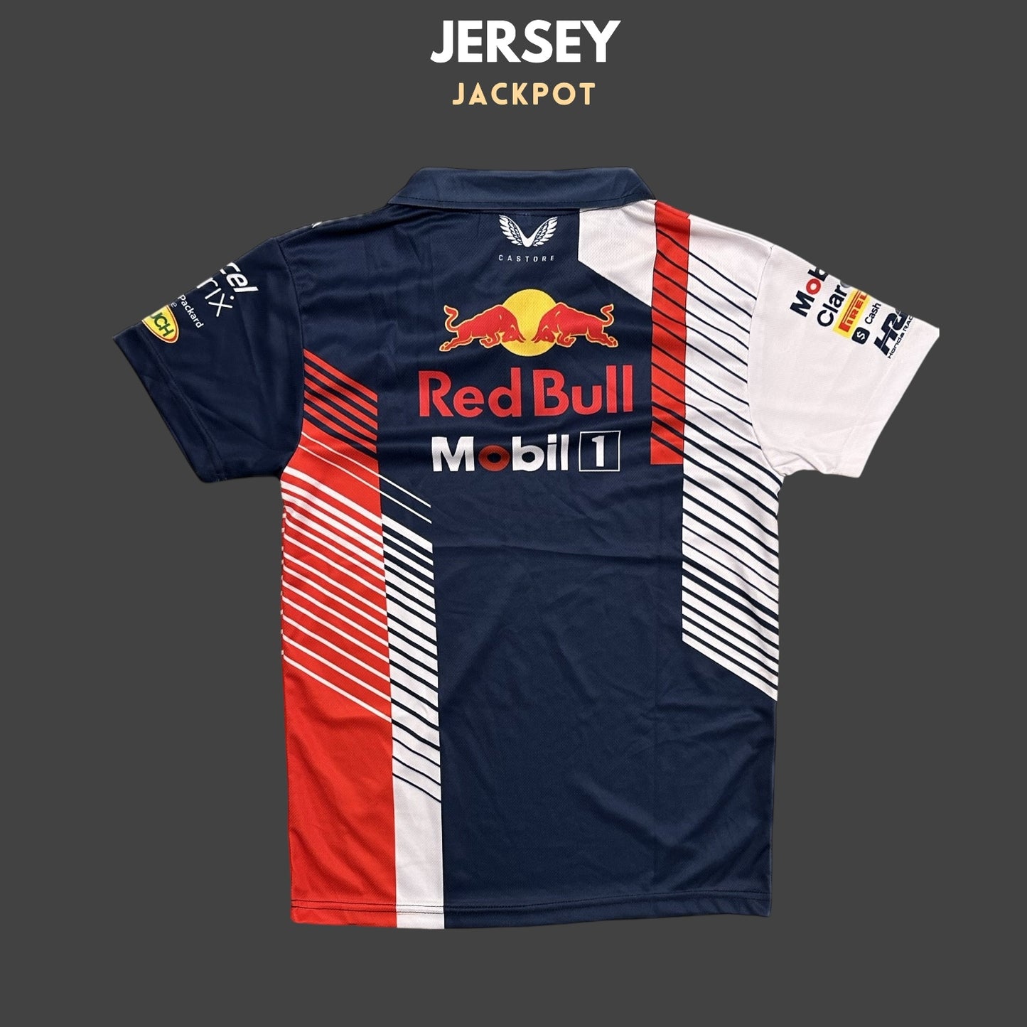 Vintage Red Bull Racing Red/Blue/White F1 Polo