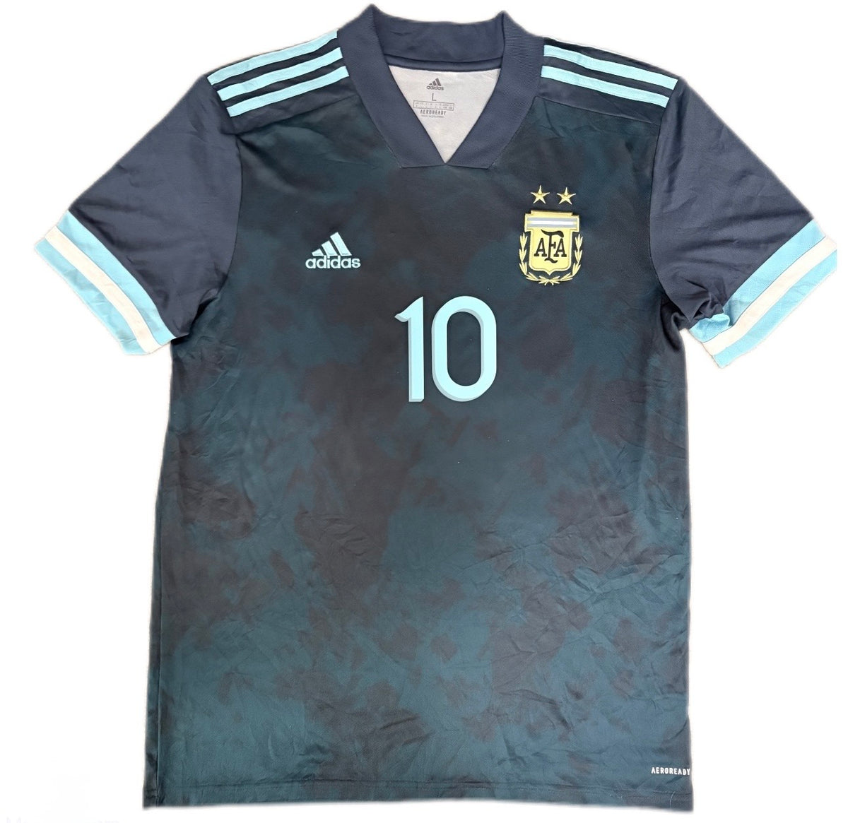 Authentic Messi #10 Argentina 2020 Away football