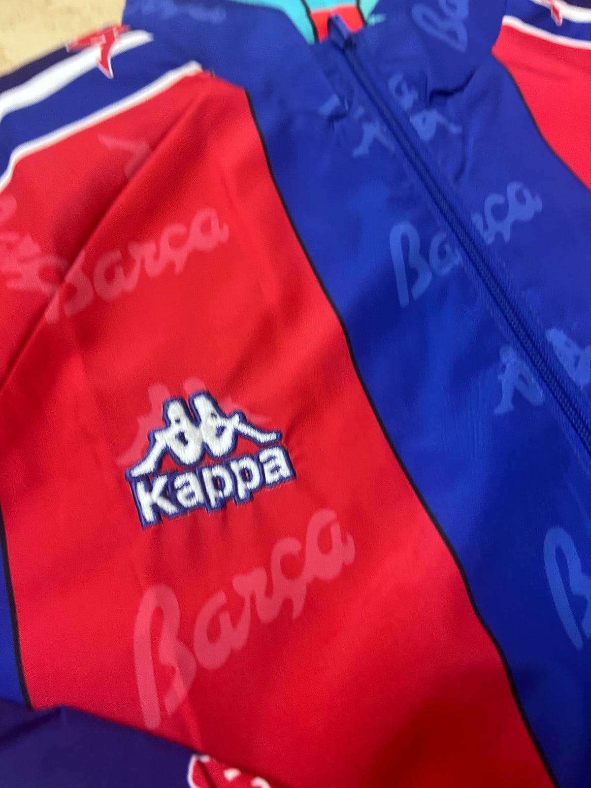 Vintage Barcelona 1996-97 Reversible Track Jacket Football