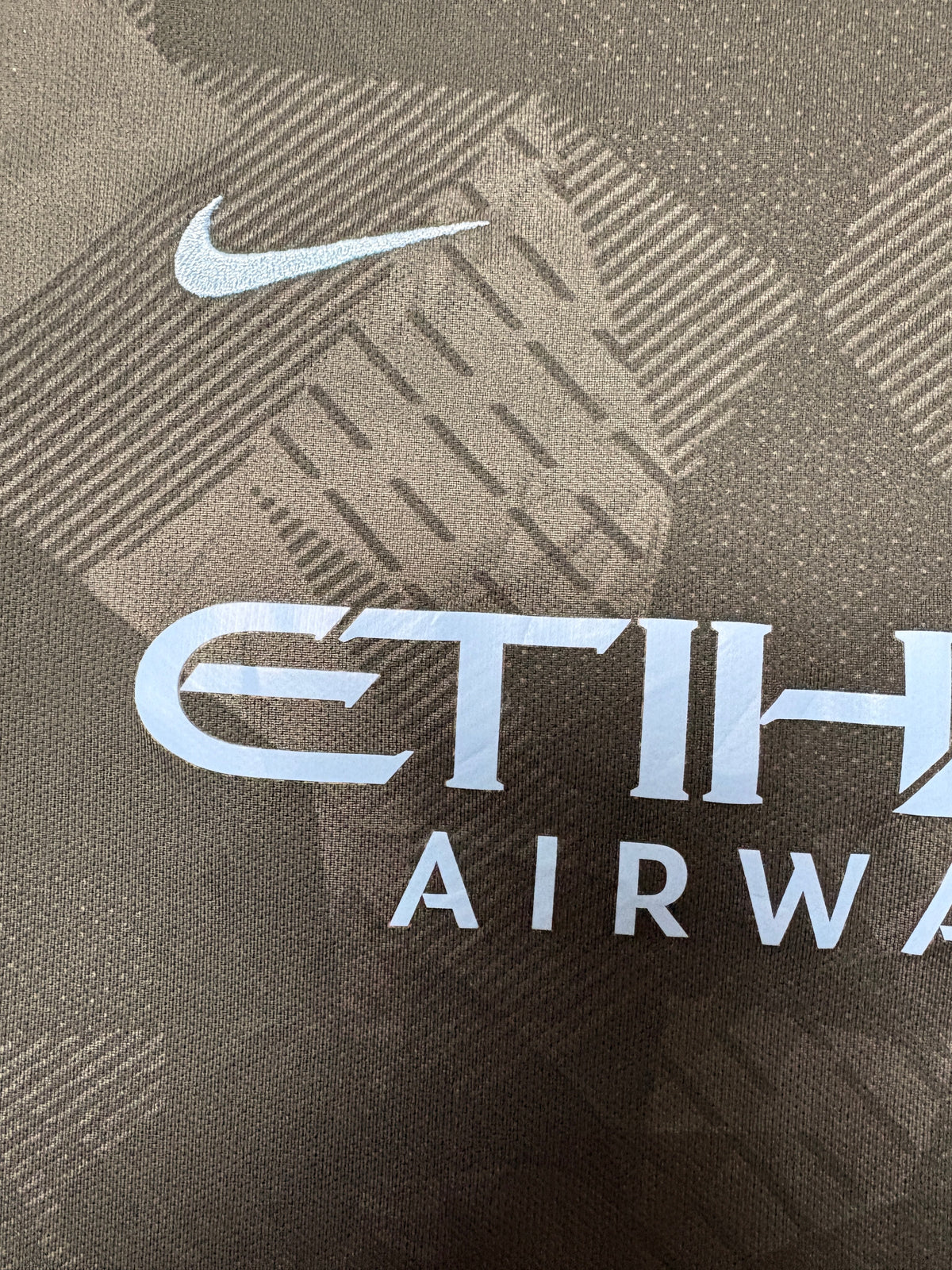 Authentic #17 De Bruyne Manchester City 2017-18 Third Football