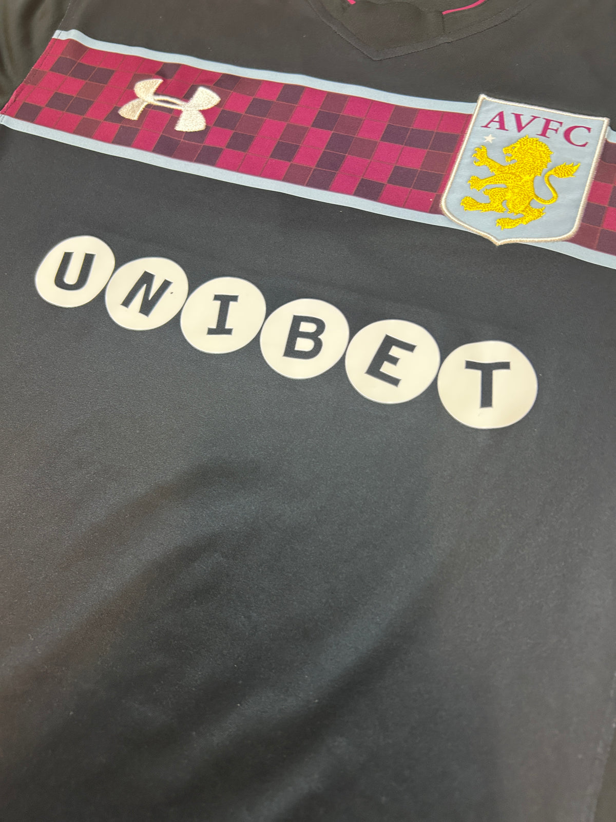 Authentic Snodgrass #7 Aston Villa 2017-18 Away Football