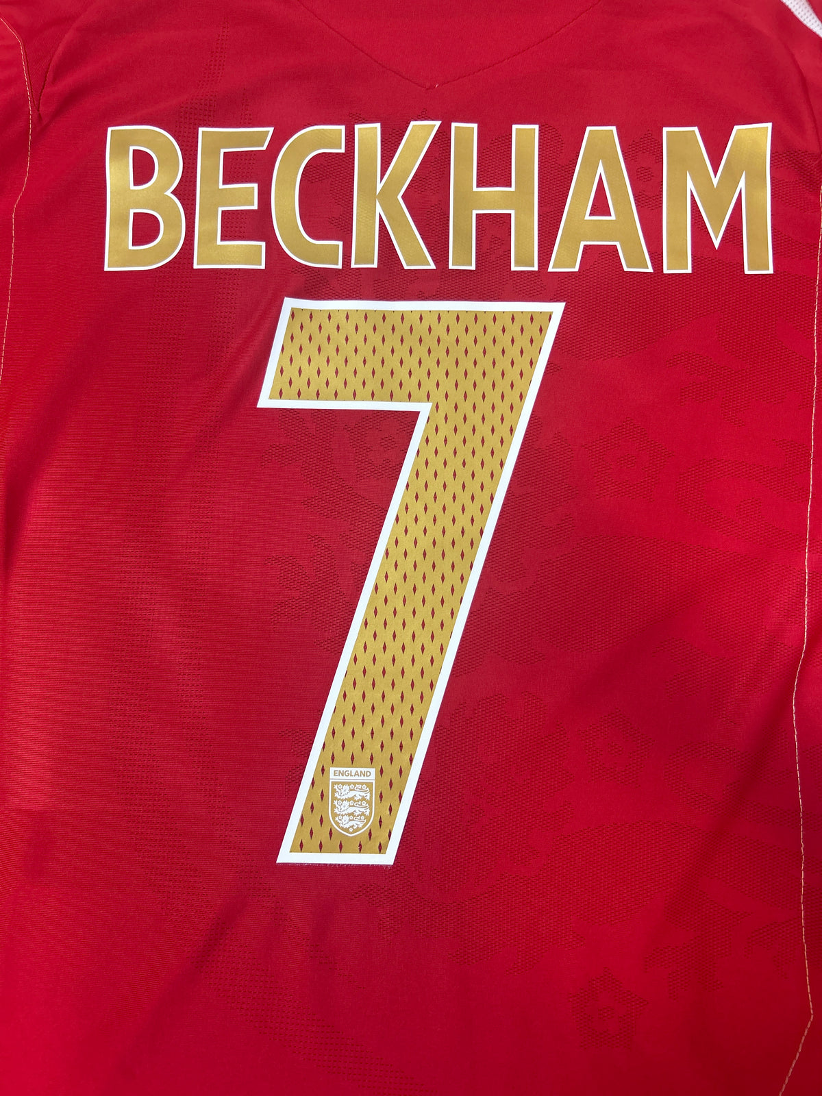 Authentic Beckham #7 England 2006-08 Football