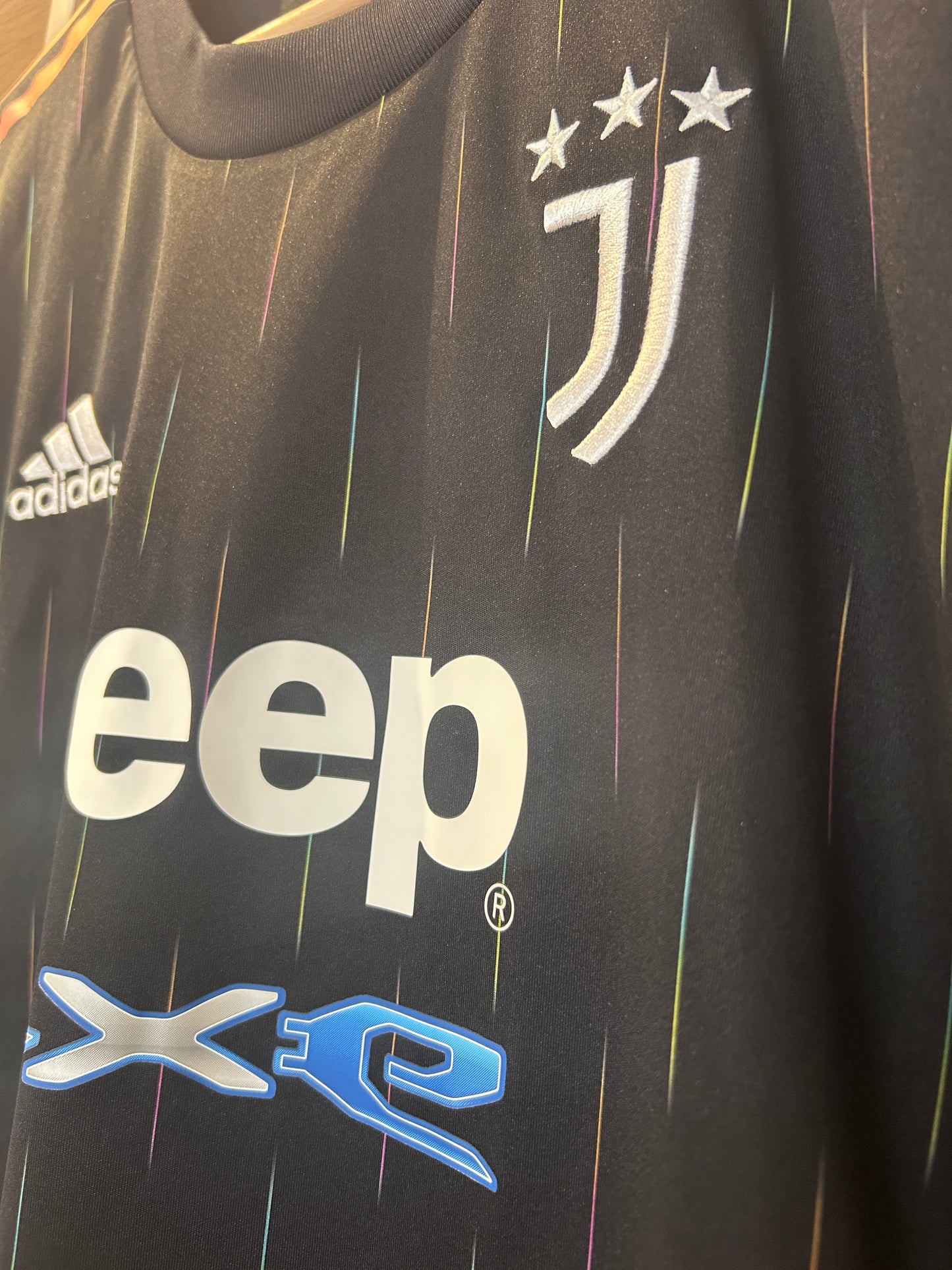 Authentic Ronaldo #7 Juventus 2021-22 Away Football T-Shirt