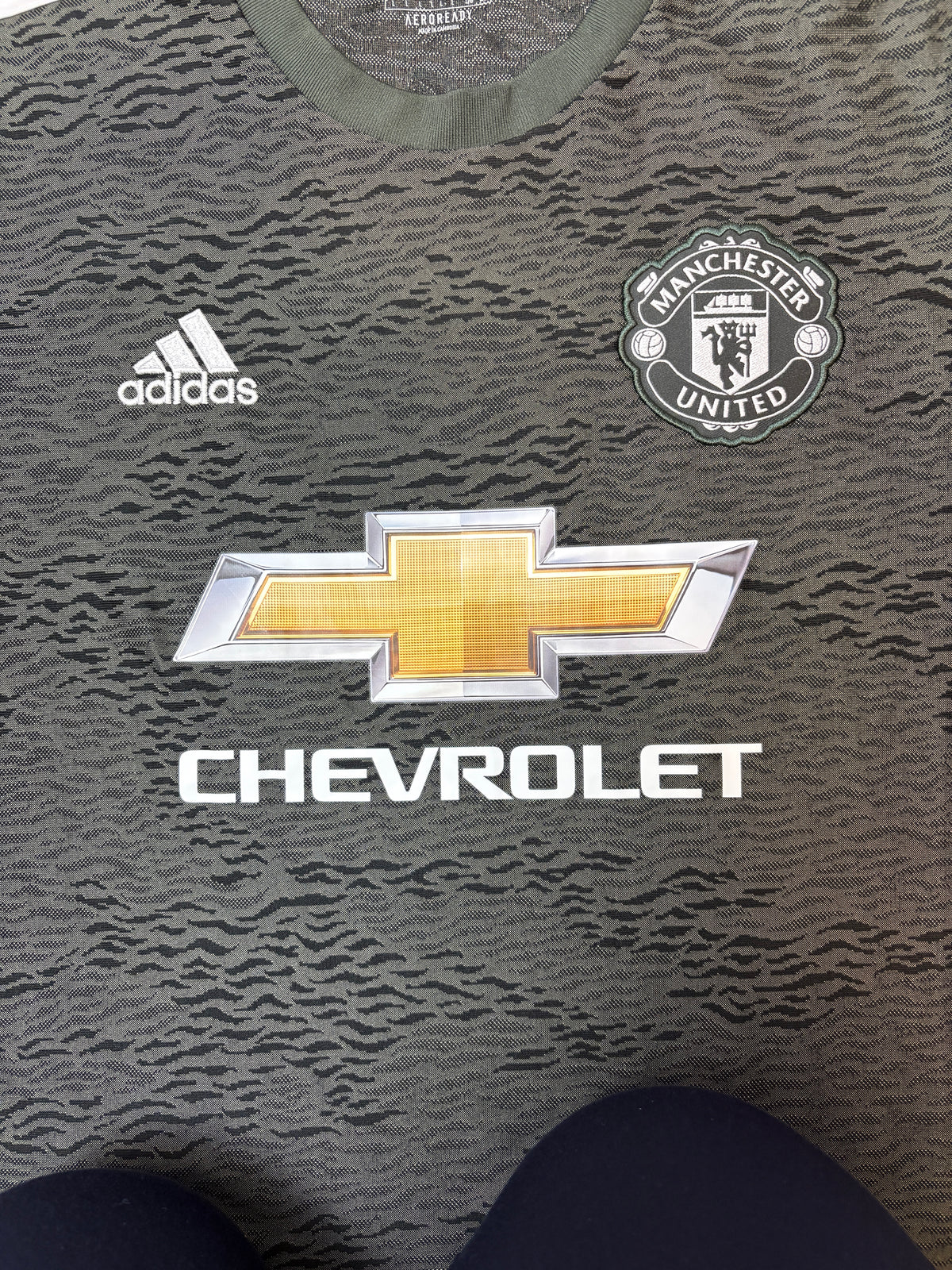 Authentic Pogba #6 Manchester United 2020-21 Away Football