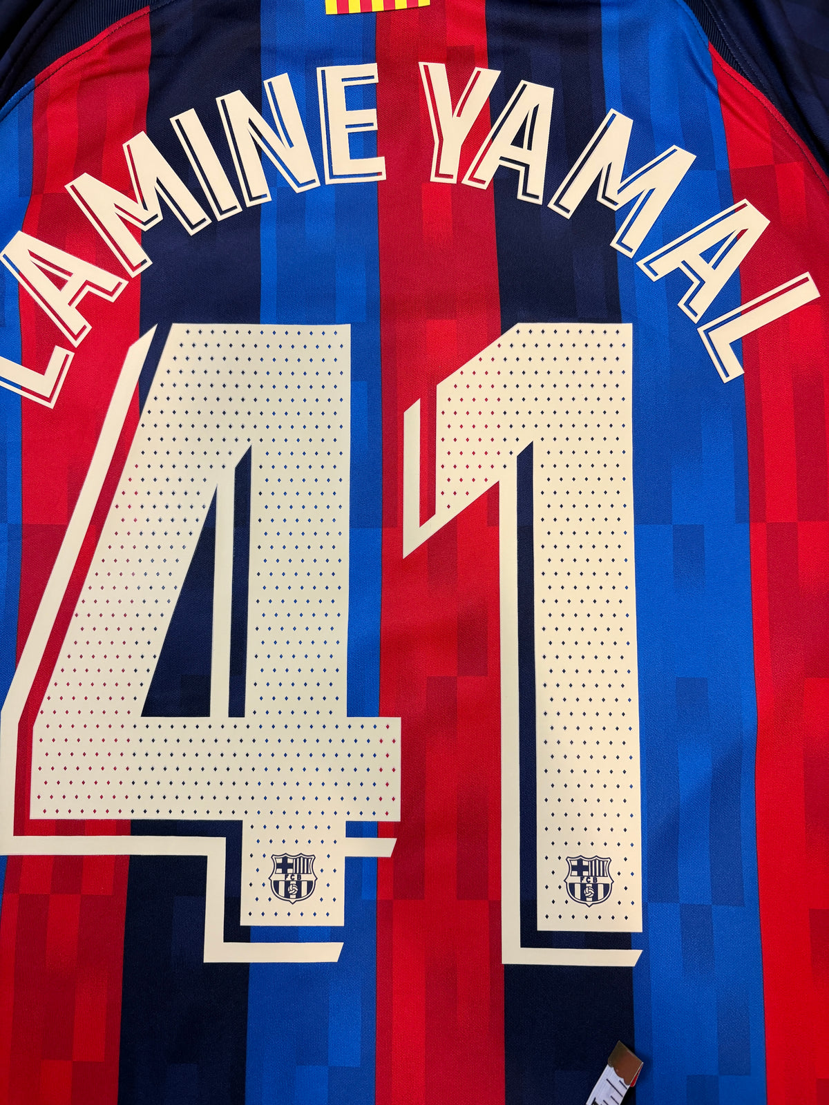 Authentic Lamine Yamal #41 FC Barcelona 2022-2023 home Football