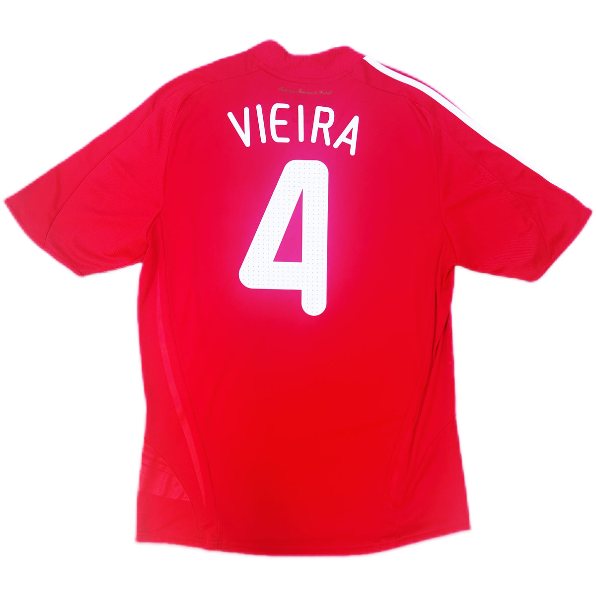 Authentic Vieira #4 France 2007-08 Away Football