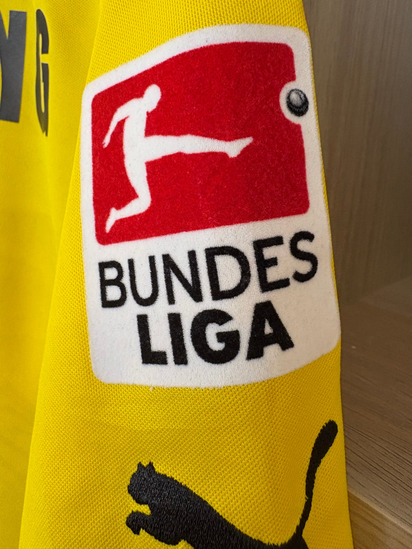 Authentic #17 Aubameyang Dortmund 2014/15 Home Football Shirt