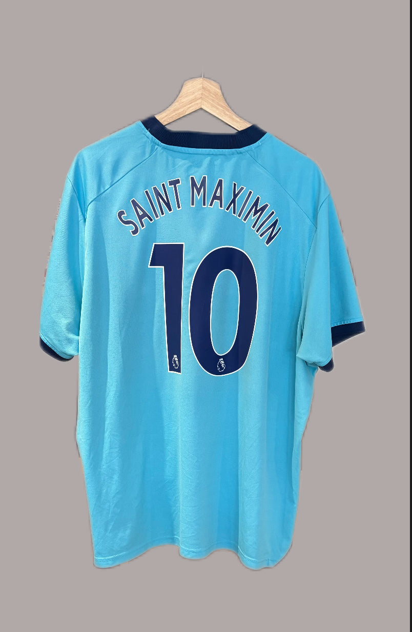 Authentic #10 Saint Maximin Newcastle 2021/22 Third Football Shirt