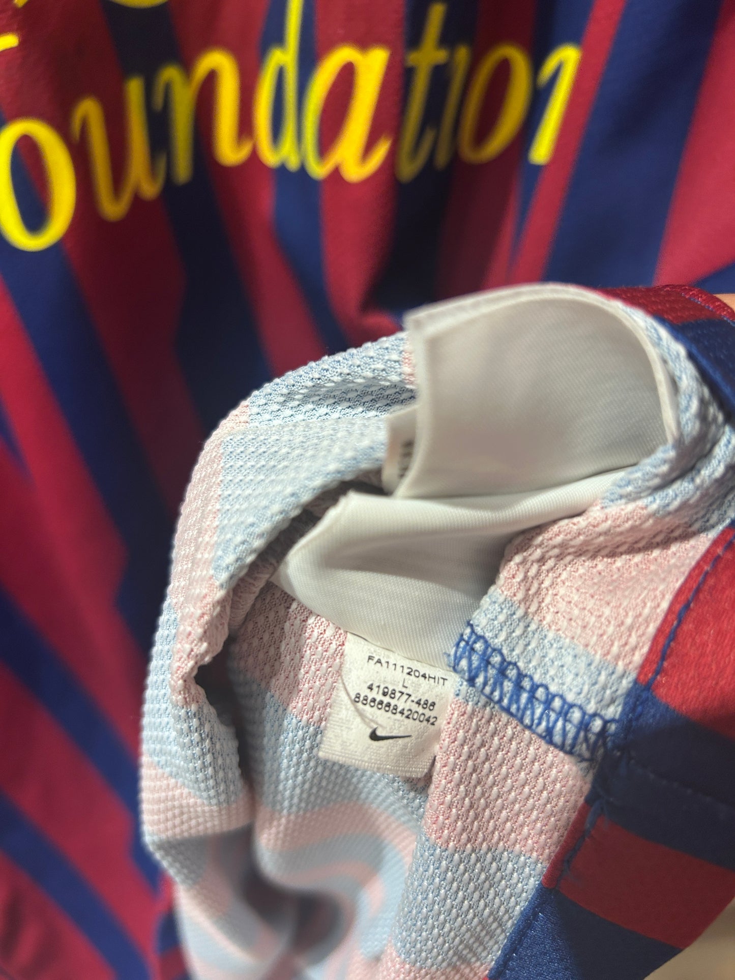 Authentic Messi #10 Barcelona 2011-12 Home