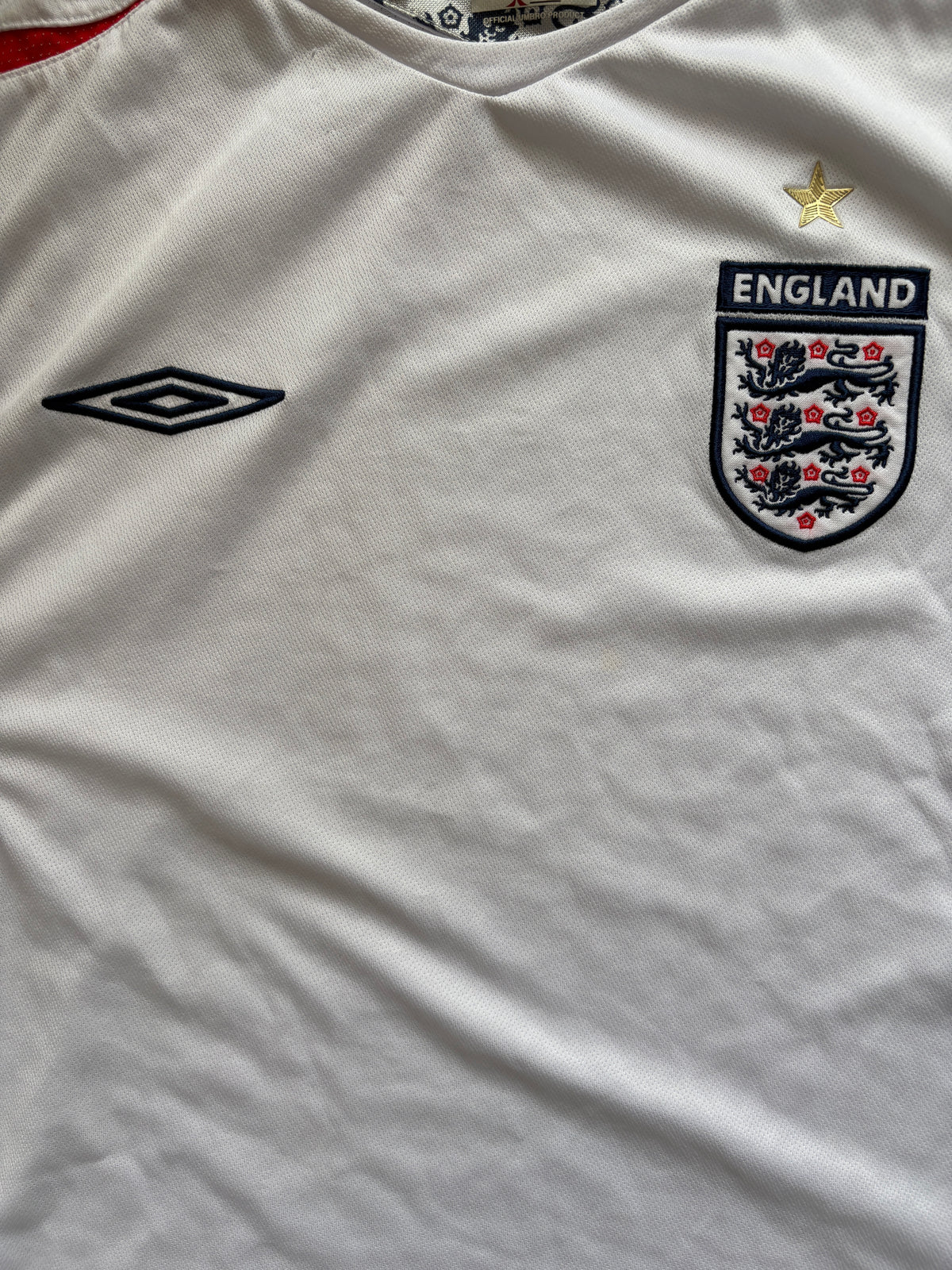 Authentic England 2005/07 home football