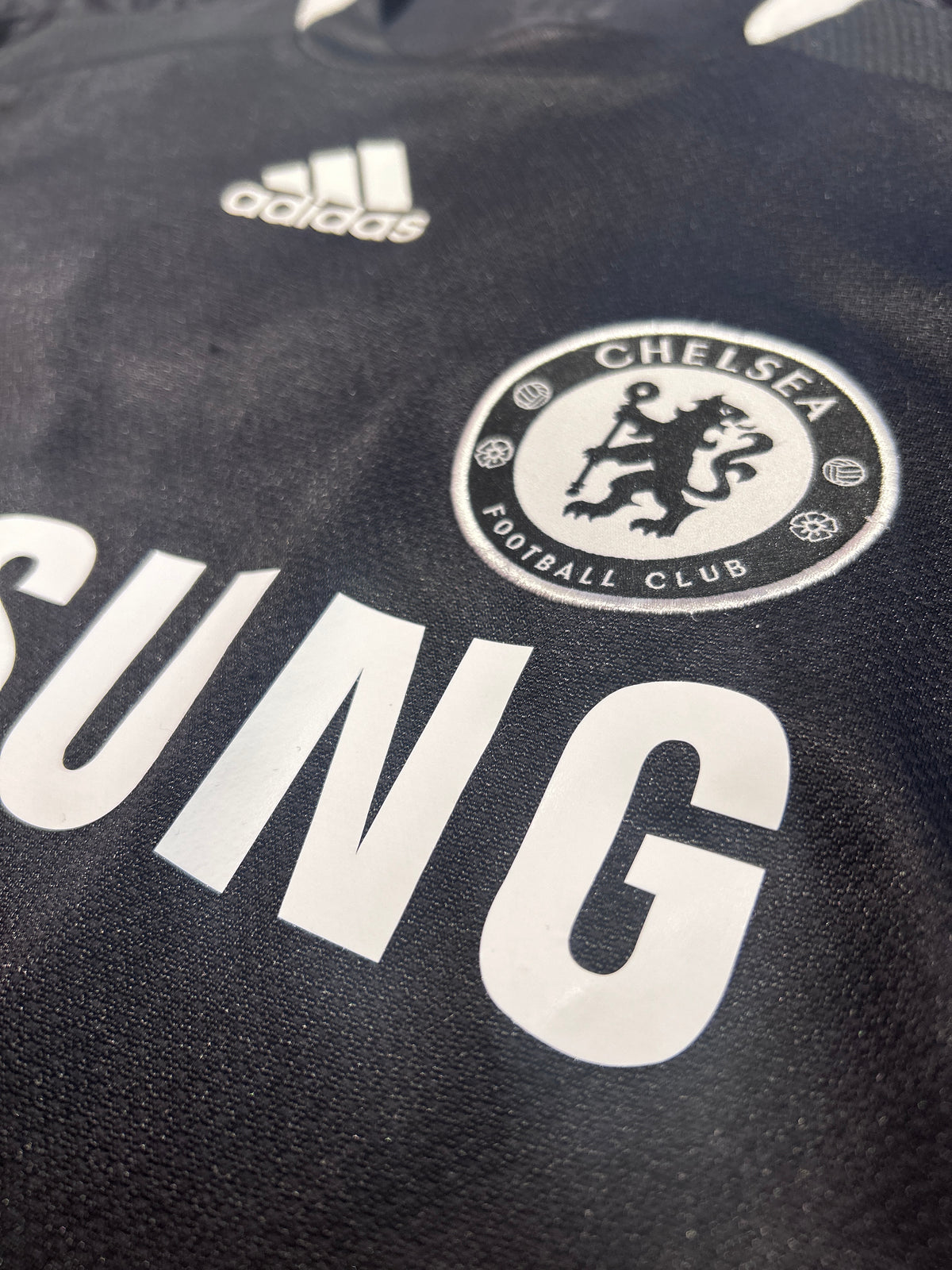 Authentic Drogba #11 Chelsea 2008-09 Away Football L/S