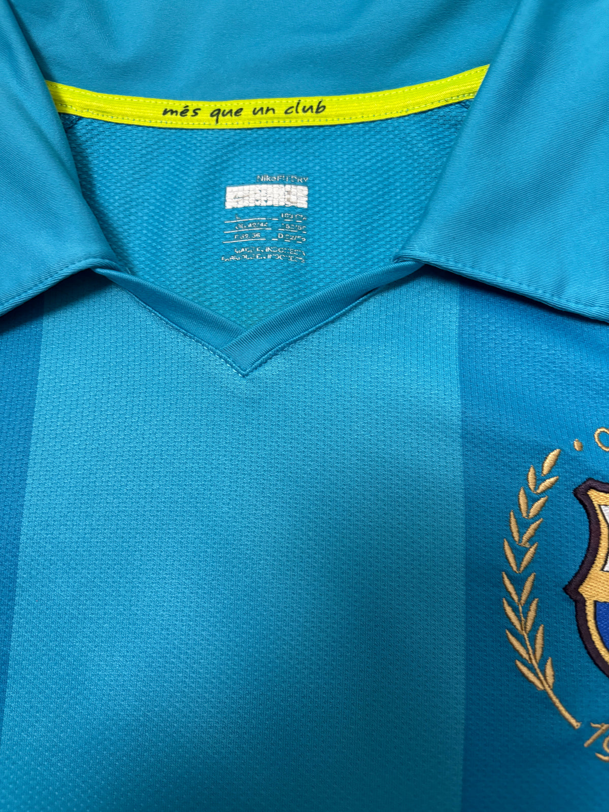 Authentic Ronaldinho # 10 Barcelona away 2007-2008 football