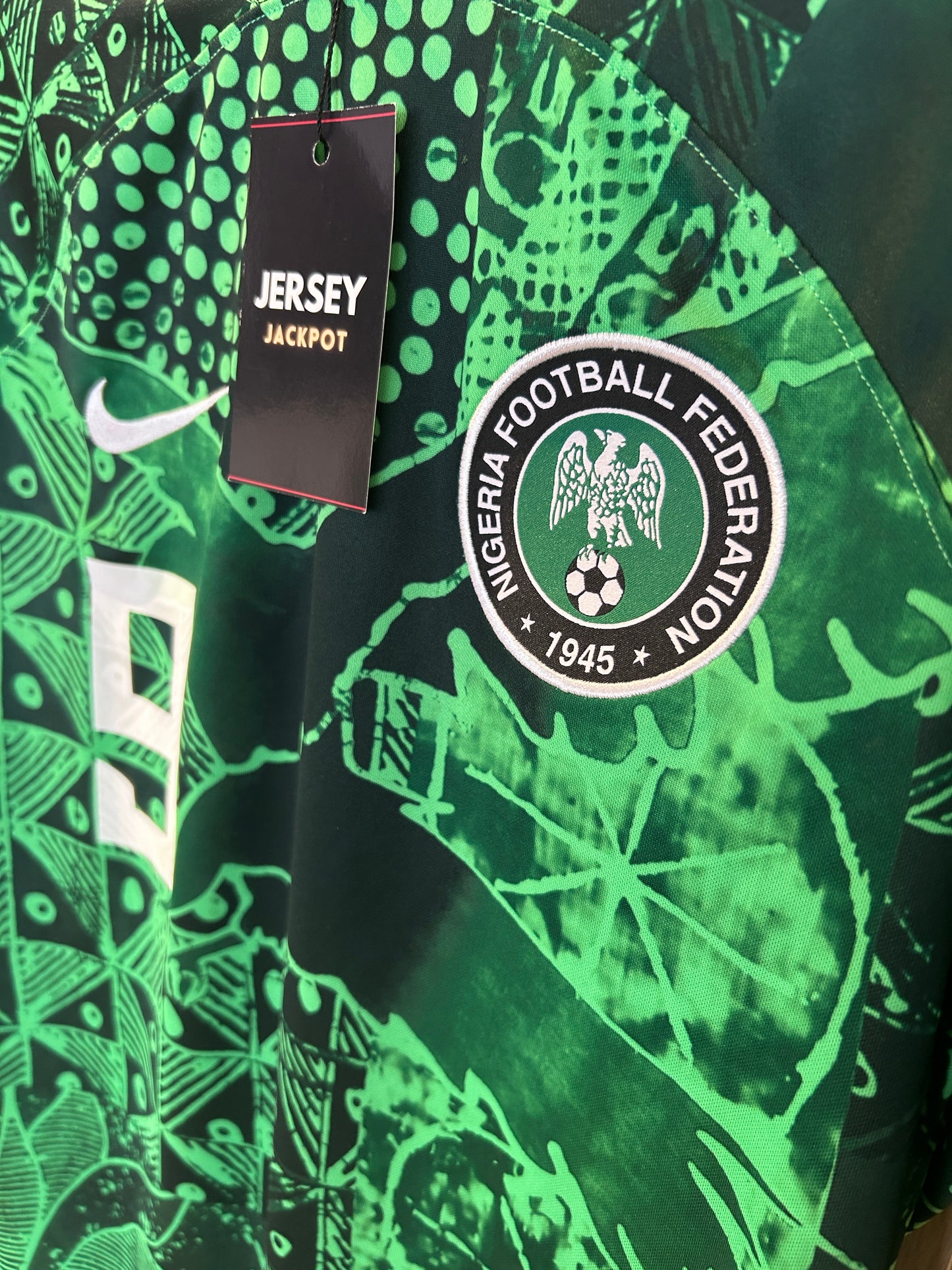 Vintage Osimhen #9 Nigeria National Team 2022/23 Home Football Jersey