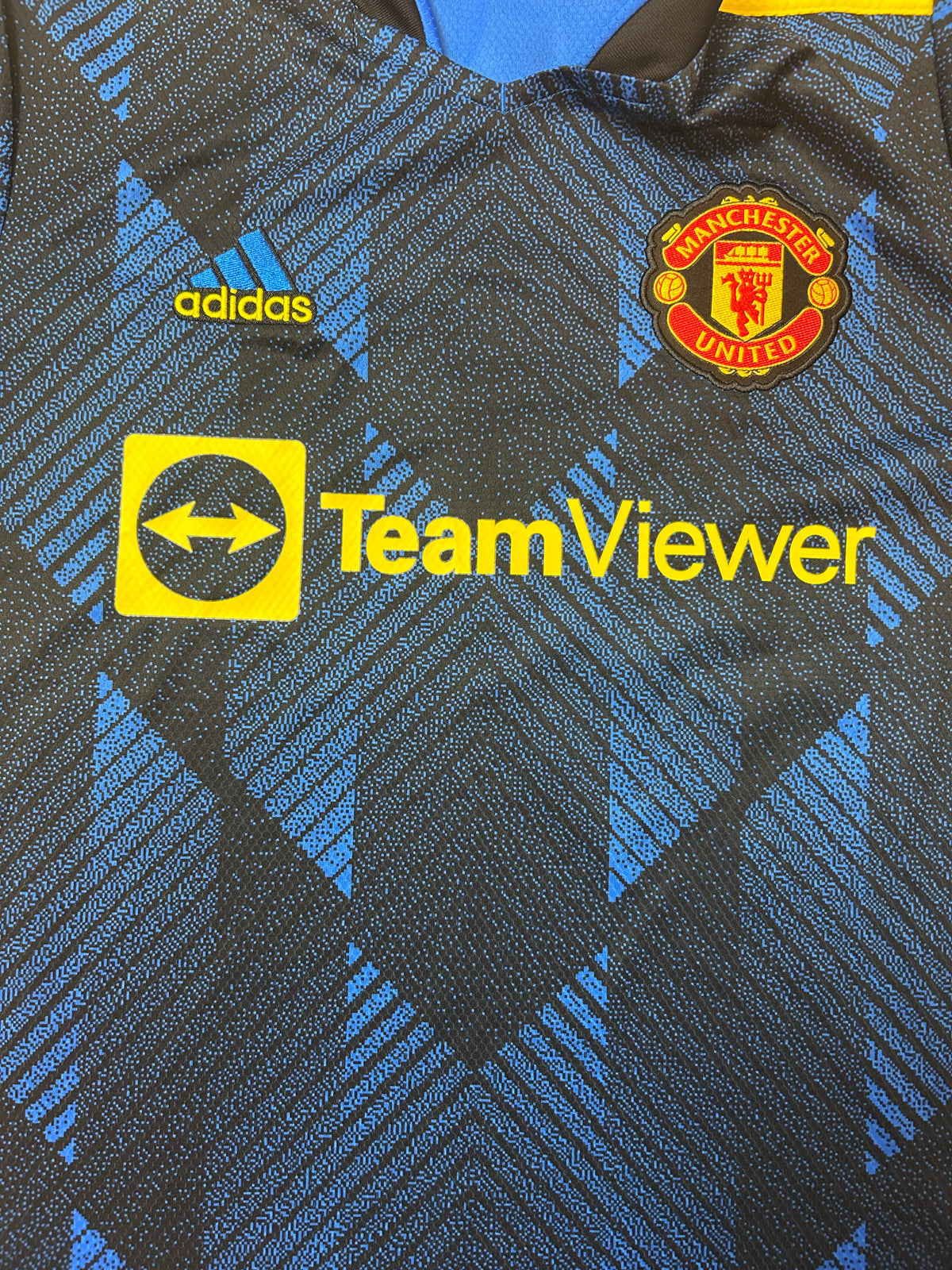 Authentic Ronaldo #7 Manchester United 2021-22 Third Football