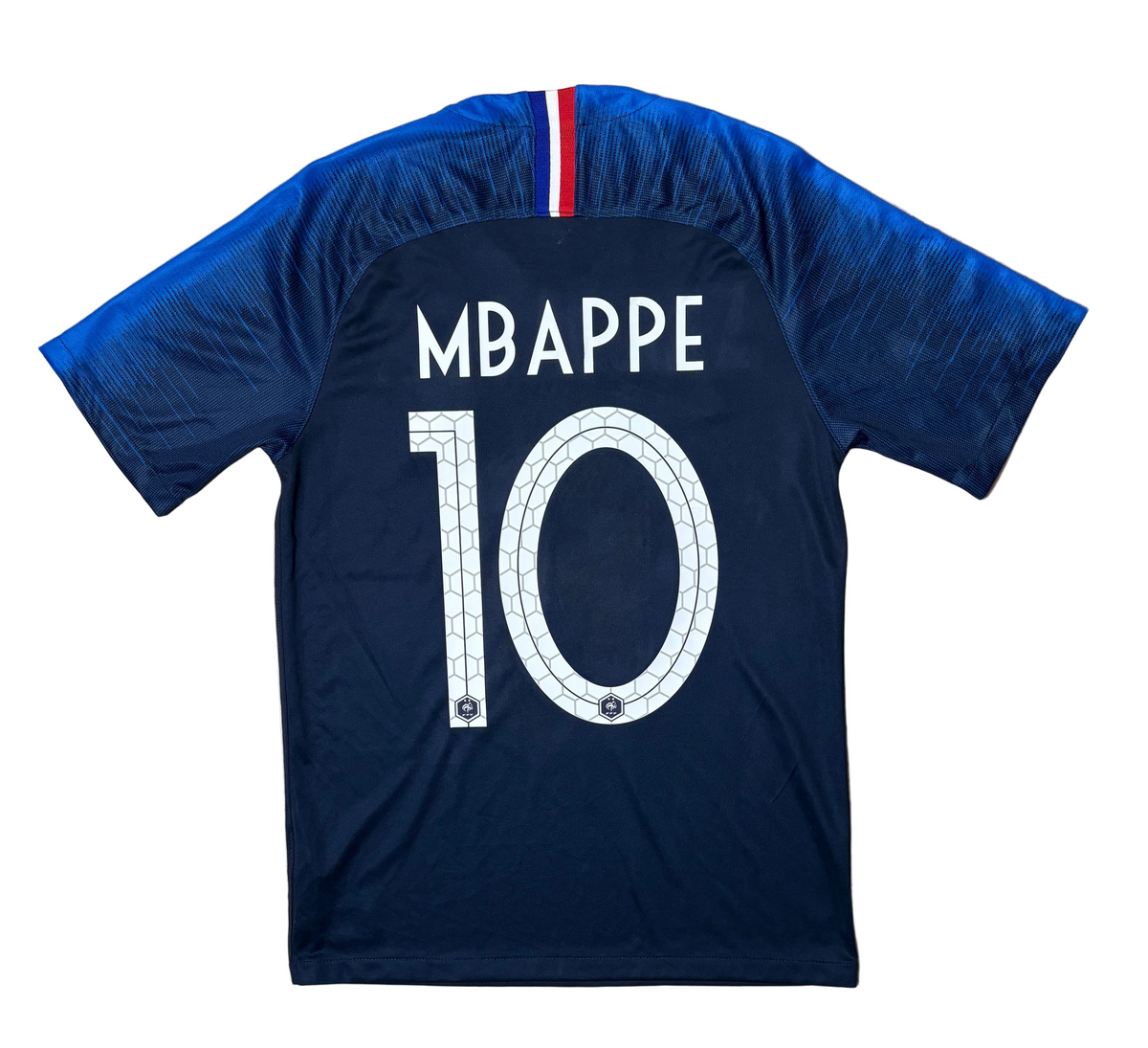 Authentic #10 Mbappe France 2018-19 Home Football