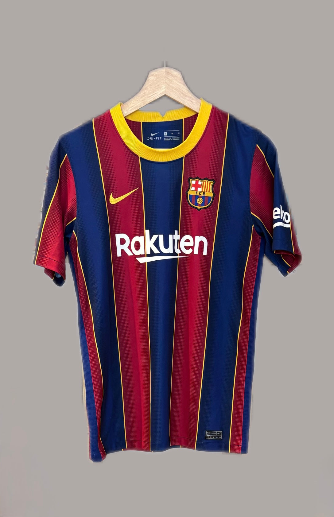 Vintage #10 Messi Barcelona 2020/21 Home Football jersey