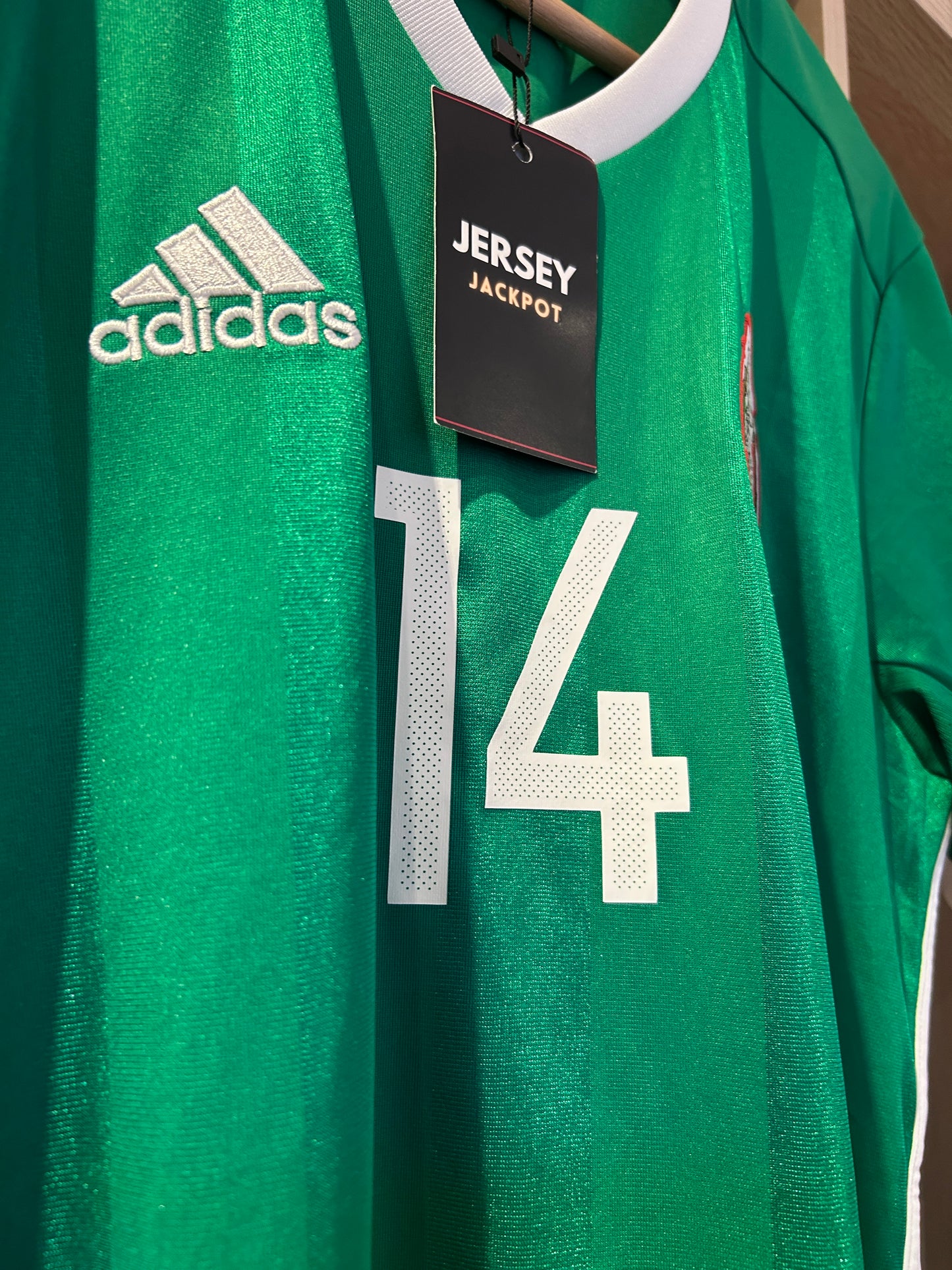 Authentic Chicharito #14 Mexico 2016/17 Home Football T-Shirt