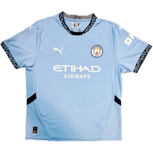 Authentic Marmoush #7 Manchester City 2024-25 Home Football
