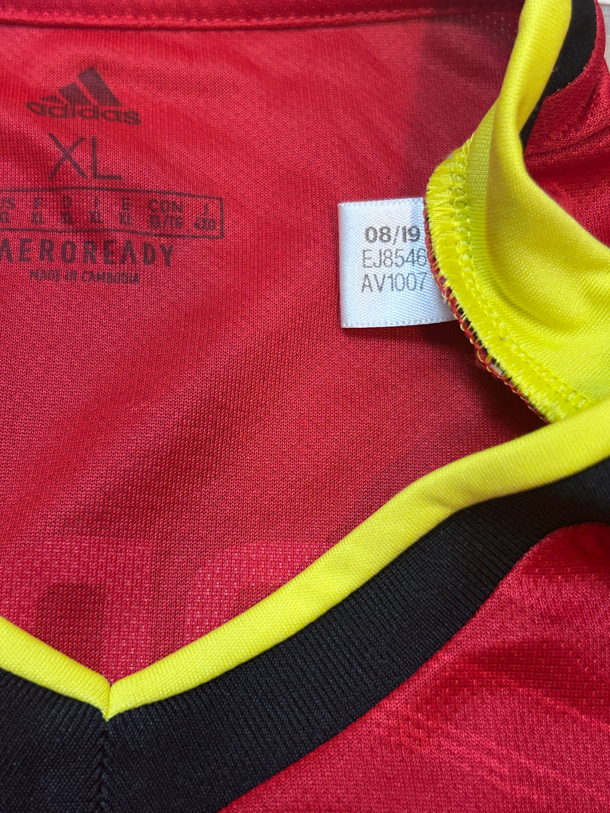 Authentic De Bruyne #7 Belgium 2019-20 Home
