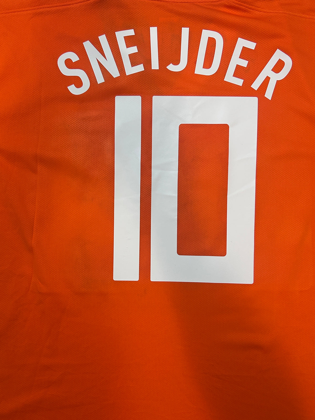 Authentic Sneijder #10 Netherlands 2008-10 Home Football
