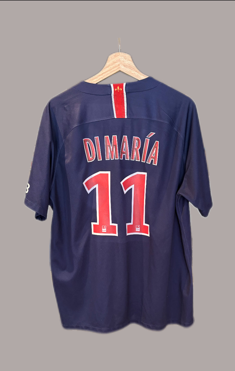 Authentic #11 Di Maria PSG 2018/19 Home Football Shirt