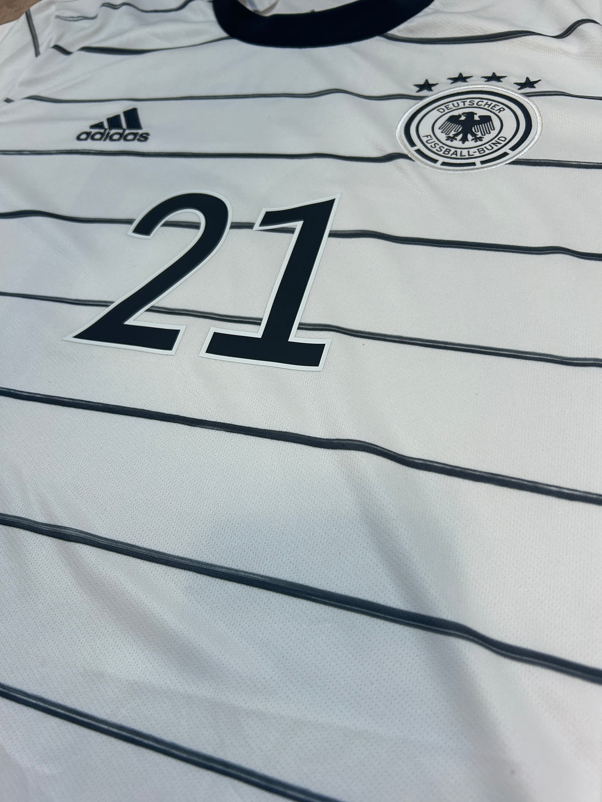 Authentic Gundogan #21 Germany 2020-21 Home Football