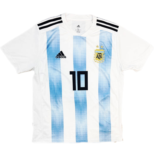 Authentic Messi #10 Argentina 2018-19 Home Football