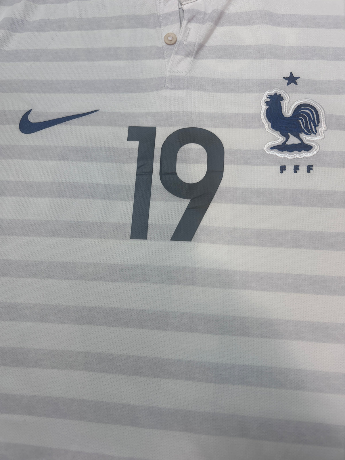 Authentic Pogba #19 France 2014-15 Away Football