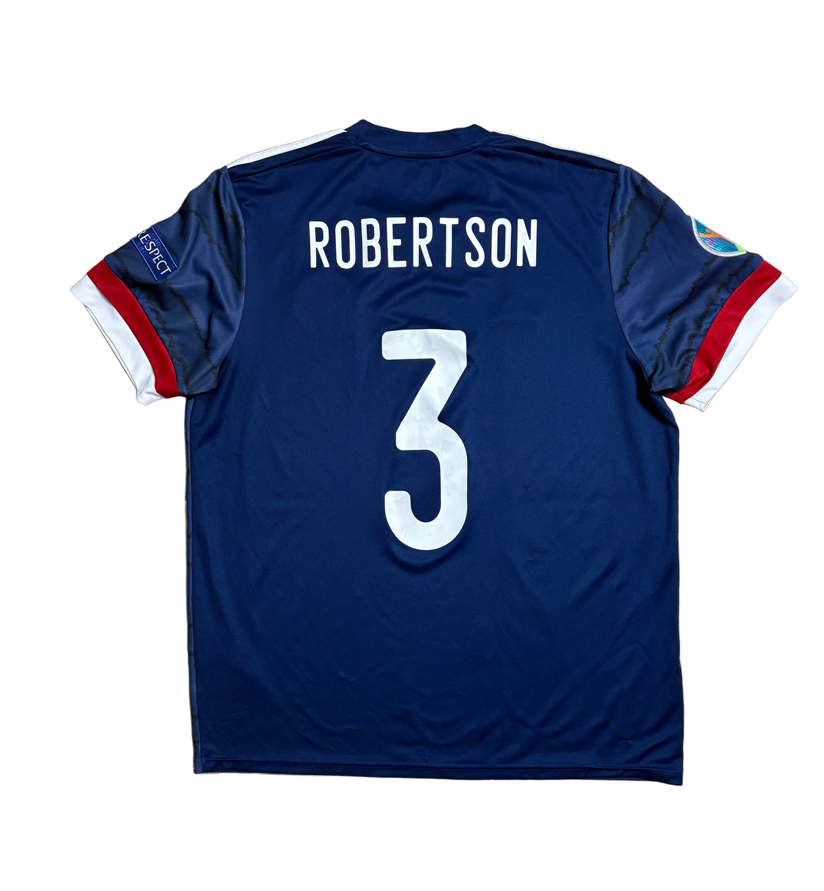 Authentic Robertson #3 Scotland 2020-2022 Home Football