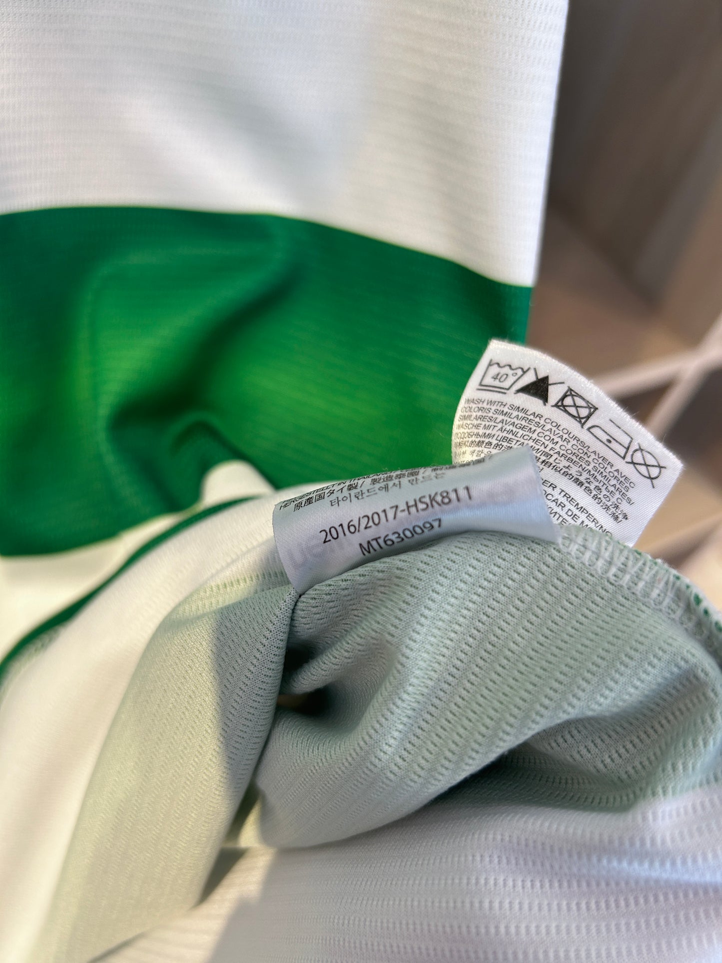 Authentic Celtic 2016/17 Away Football LS