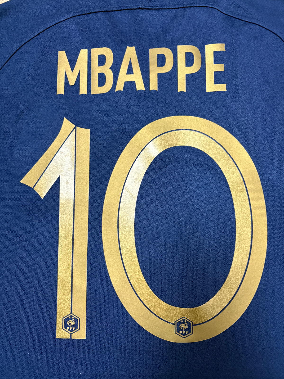 Authentic Mbappe #10 France 2022 Football